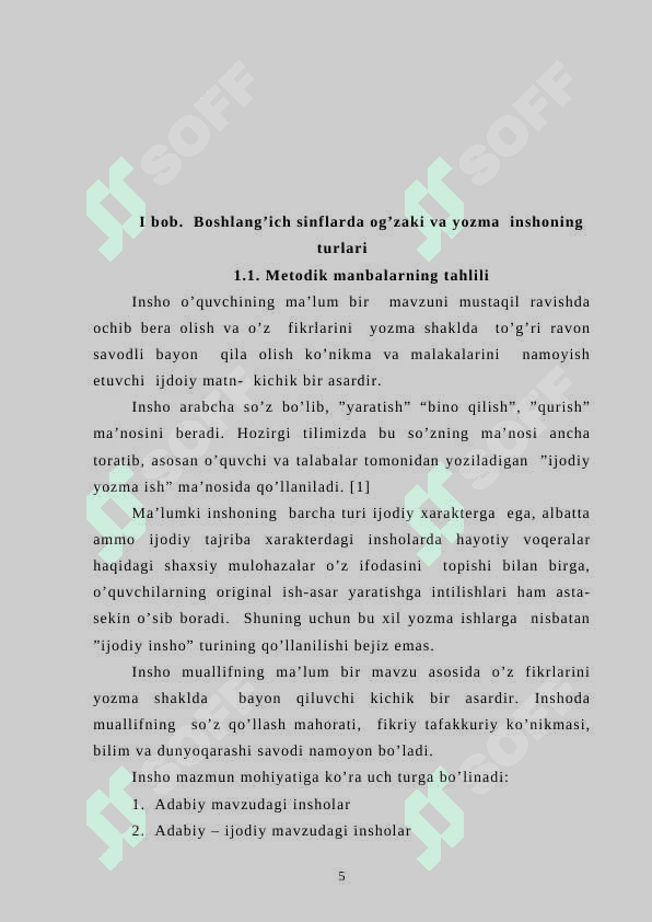 Boshlangʻich sinfda insho yozishga oʻrgatish 4
