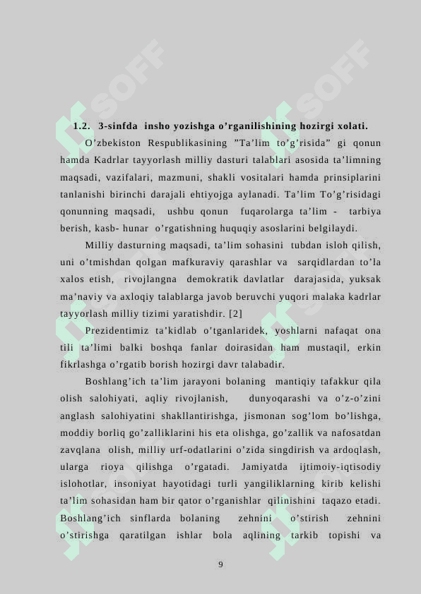 Boshlangʻich sinfda insho yozishga oʻrgatish 8