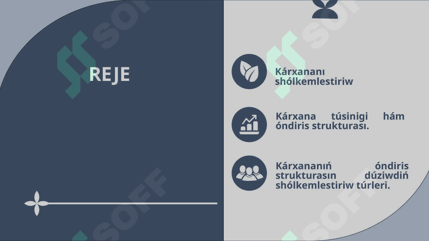 Saqlaǵishlar hám qayta islew kárxanalariniń turleri, olardiń dúzilisi, proektlew hám uskenelerdi jaylastiriw 2