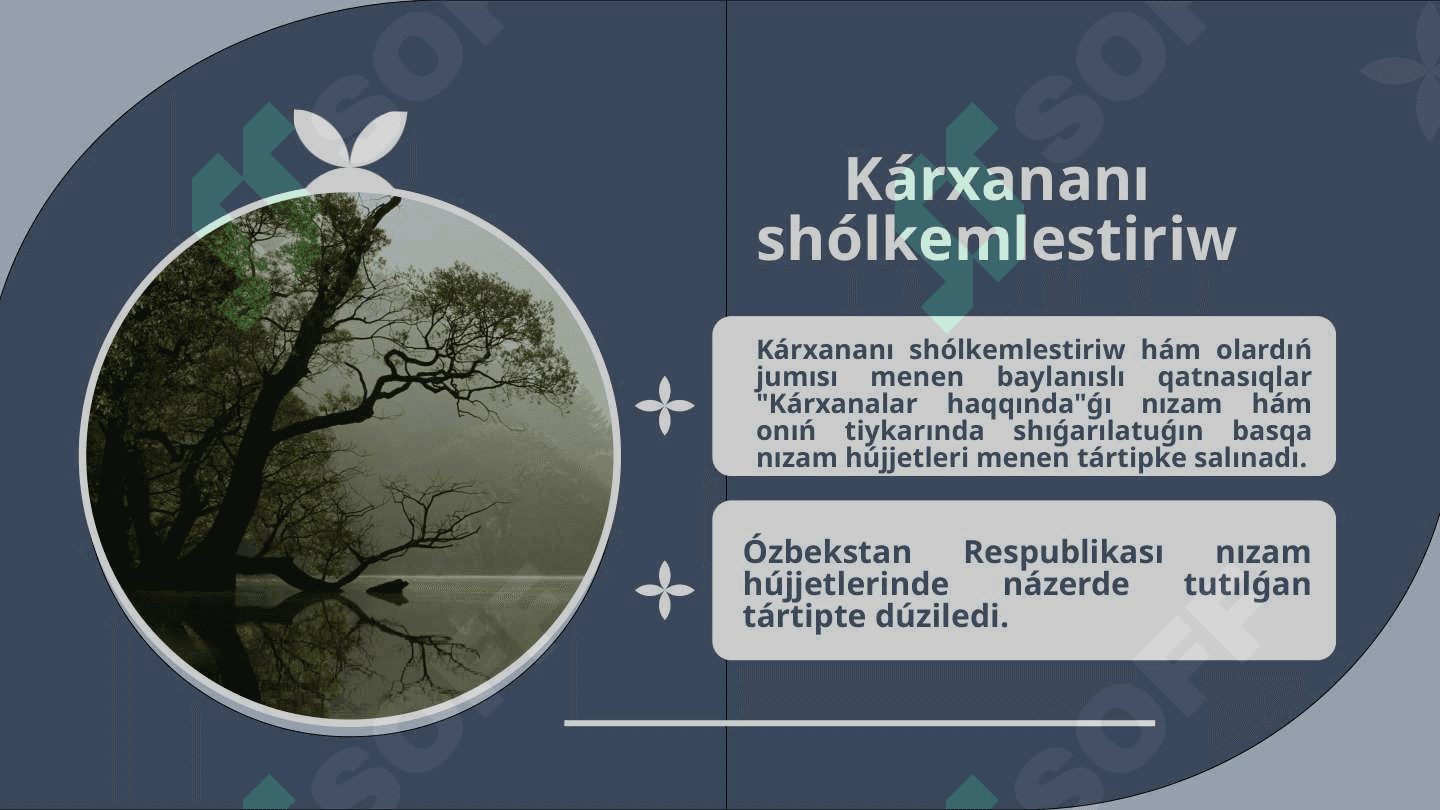 Saqlaǵishlar hám qayta islew kárxanalariniń turleri, olardiń dúzilisi, proektlew hám uskenelerdi jaylastiriw 4