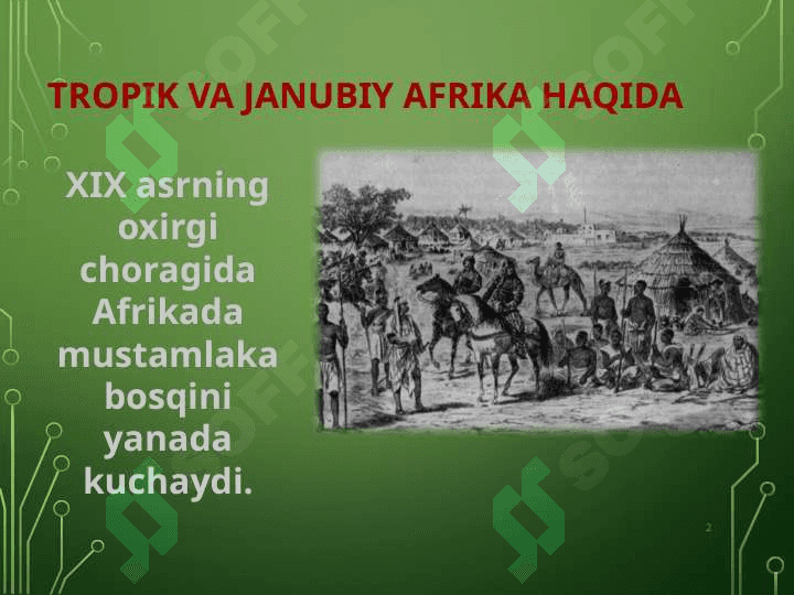 Tropik va Janubiy Afrika mamlakatlari 2