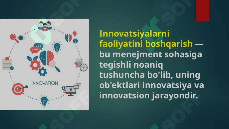 Mavzu: Innovatsion faoliyatni boshqarishning axborot ta’minoti. 3