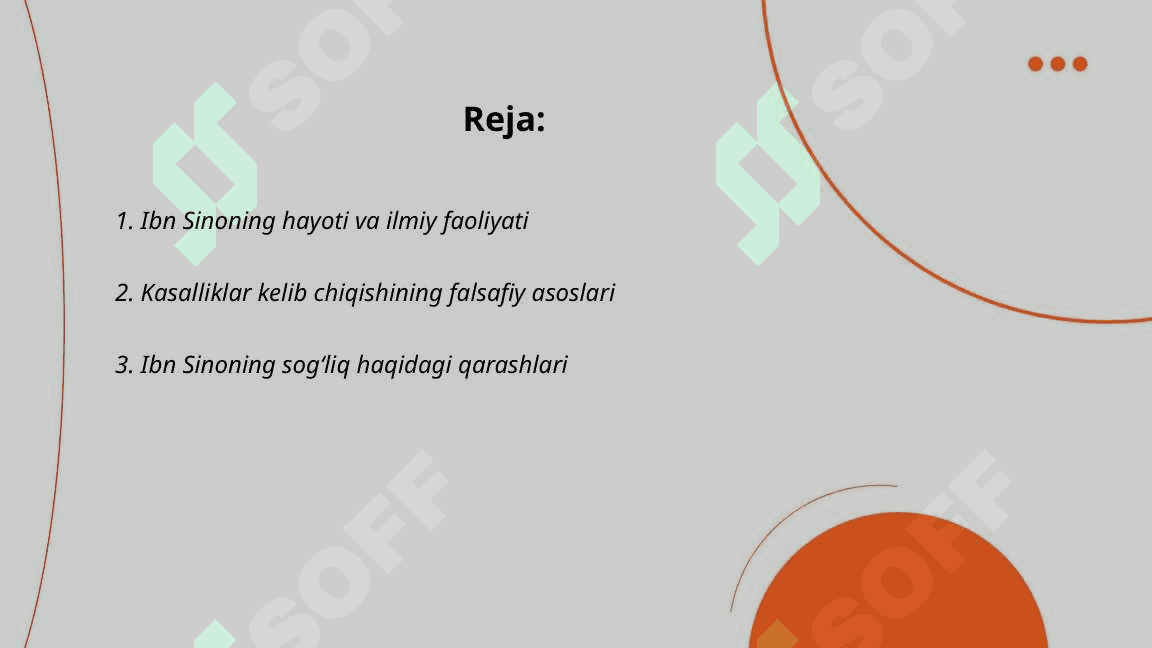 Ibn Sinaning kasalliklar kelib chiqishidagi falsafiy nazariyalari 2