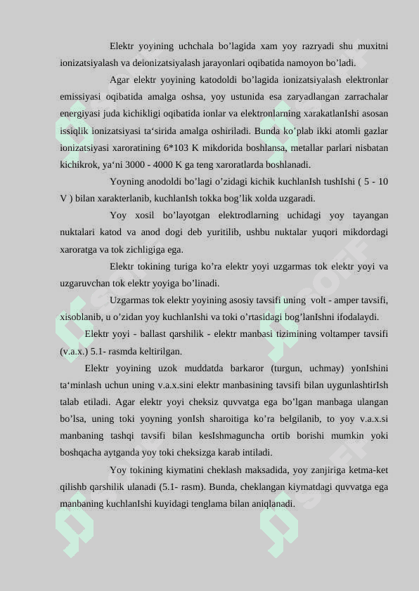 Elektr yoy qizdirIsh qurilmalari 3
