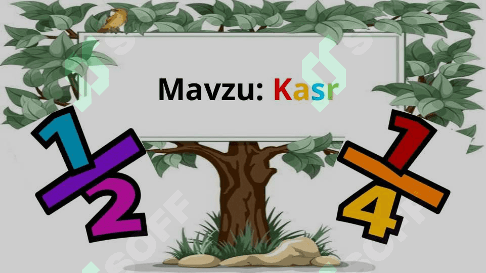 Kasr mavzusida taqdimot 2