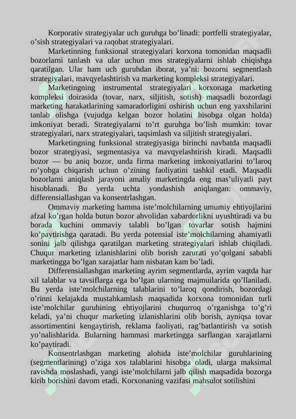 MARKETING STRATEGIYALARI 4