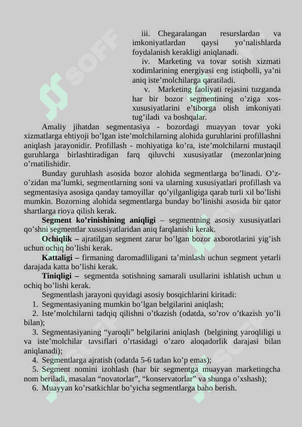 BOZOR SEGMENTASIYASI 4