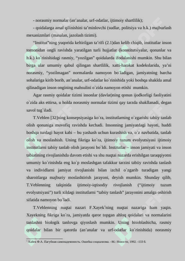 Institutlar va ularning jamiyat rivojlanishidagi roli 7