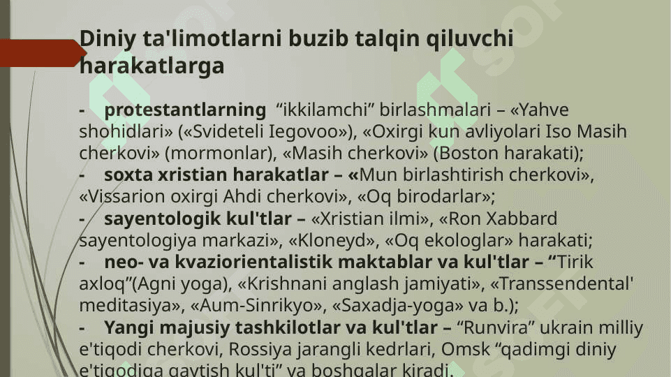 yangi diniy sektalar 5