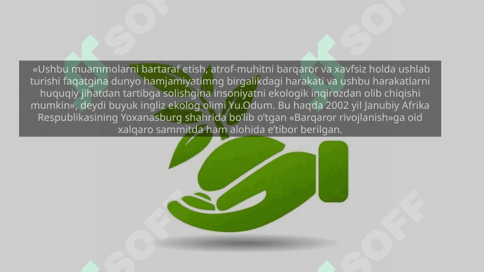 O’bekiston ekologik qonunchiligi va uning samaradorligini oshirish 4