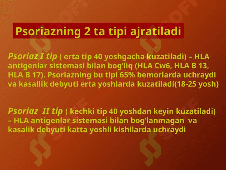 PSORIAZ vaQIZIL YASSI TEMIRATKINING ATIPIK TURLARI 7