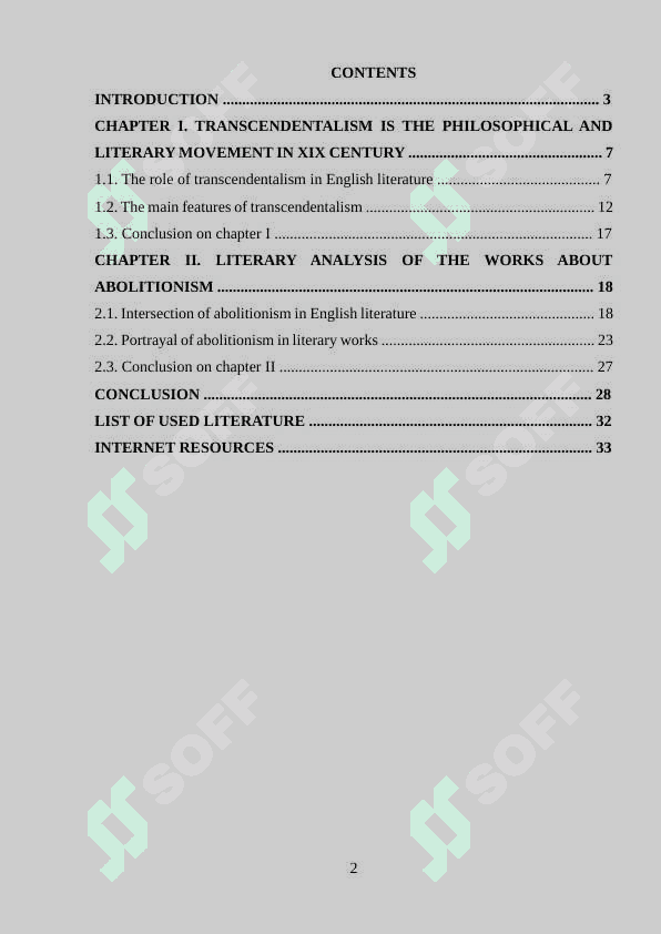 ABOLITIONISM AND TRANSCENDENTALISM IN AMERICAN LITERATURE 2