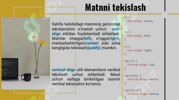 Shriftlar bilan ishlash. Sahifa verstkasi 4