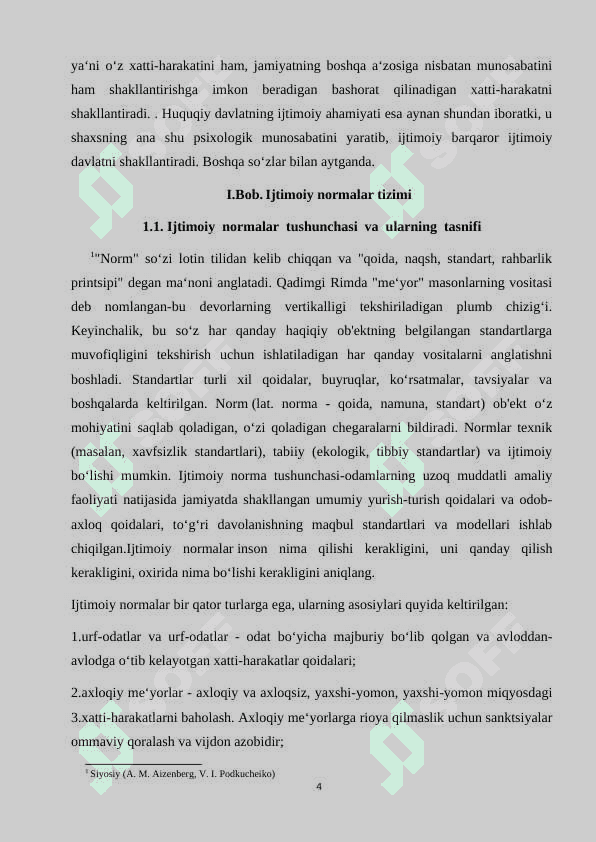 Ijtimoiy  normalar  tushunchasi  va  ularning  tasnifi 4