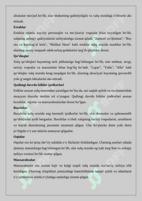 Qadimgi davr ozbek folklori - etnomadaniyat tarixida muhim manba 25 5