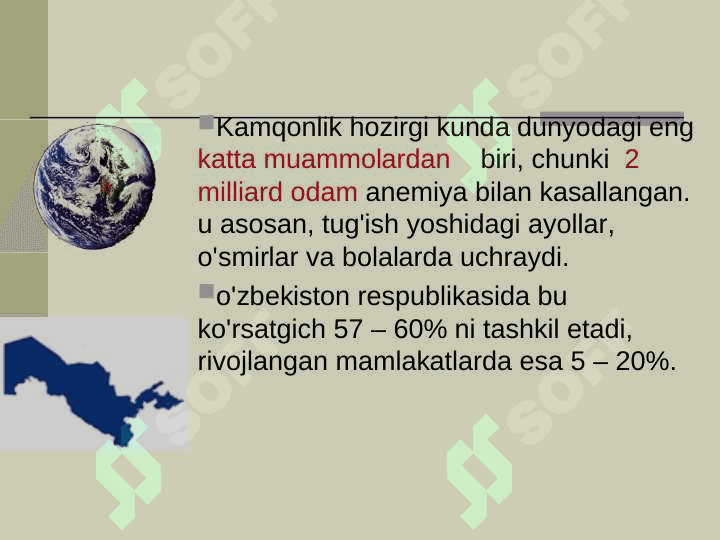 Bolalarda Anemiyalar 2