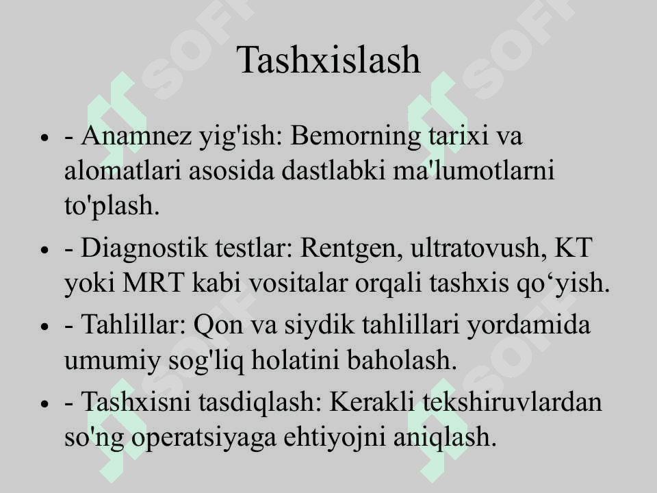 Xirurgik bemorlarni davolash 2