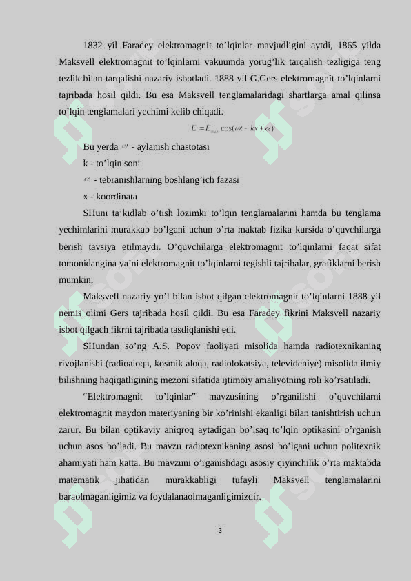 Elektromagnit to'lqinlarni tarqatish va qabul qilish usullari 3