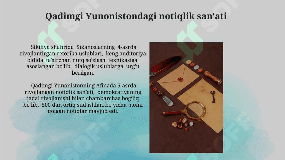 Notiqlik sanʼatining shakllanish tarixi 8