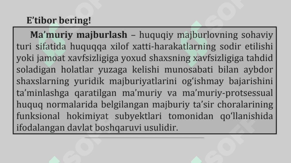 Ma‘muriy majburlov 6