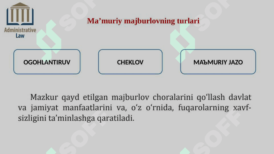 Ma‘muriy majburlov 7