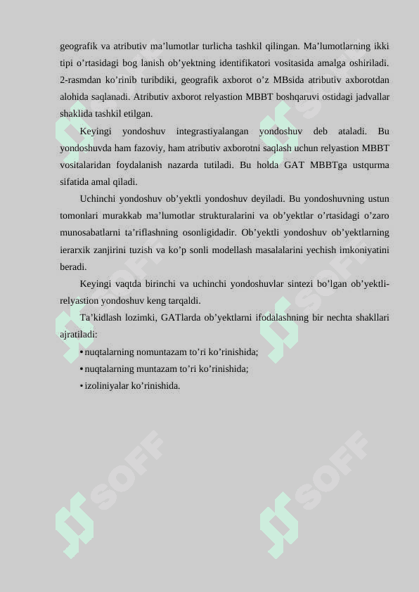Gat da tahliliy masalalarni yechish R 4