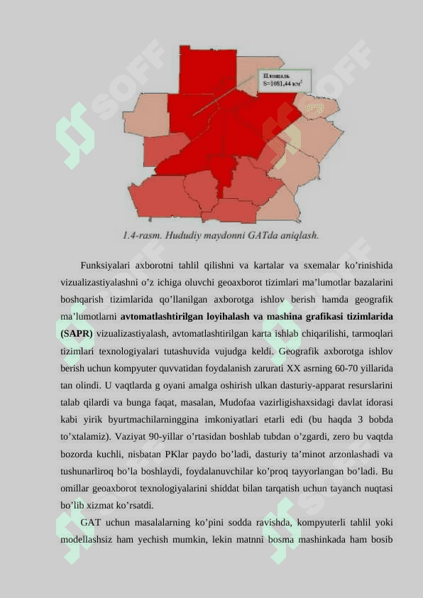 Geoaxborot texnologiyalarining asoslari R 4
