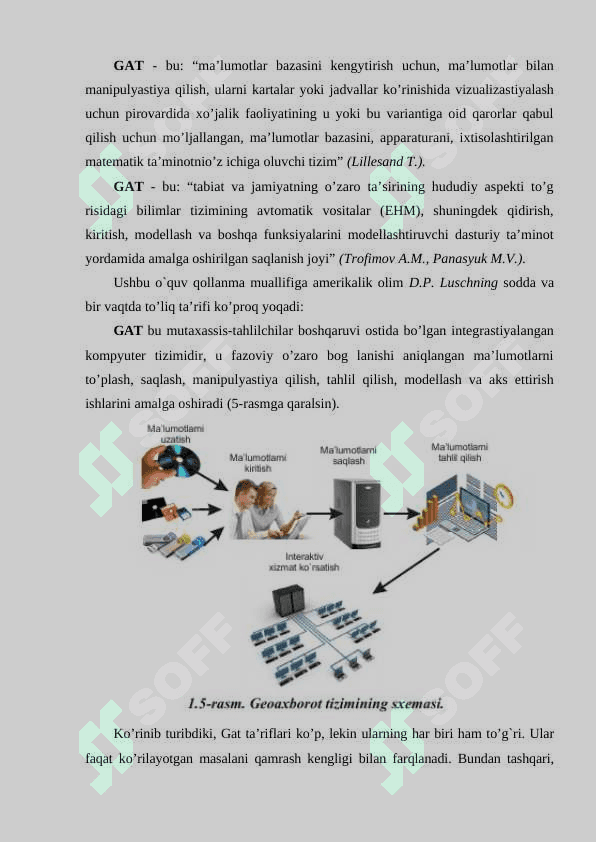 Geoaxborot texnologiyalarining asoslari R 7
