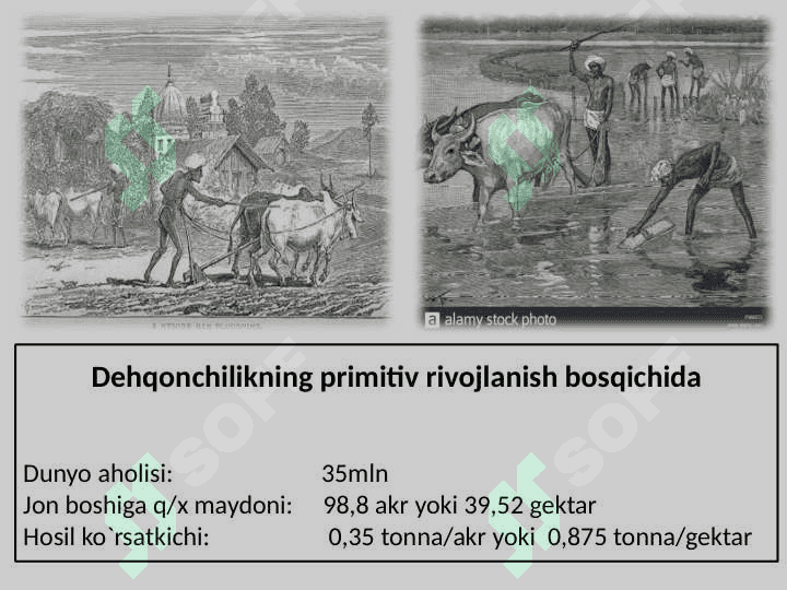 QISHLOQ XO`JALIGINING RIVOJLANISH BOSQICHLARI 8