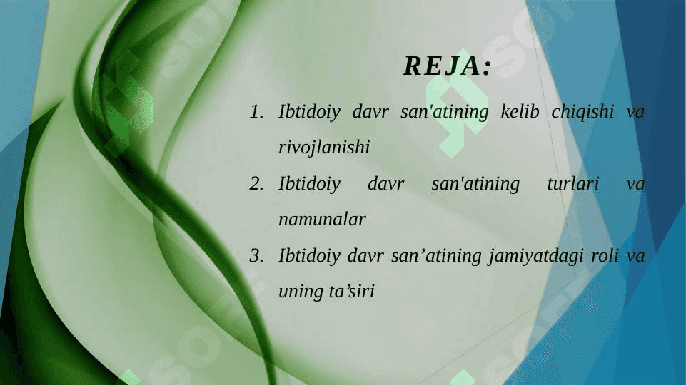 Ibtidoiy davr san'atiga oid manbalar 2