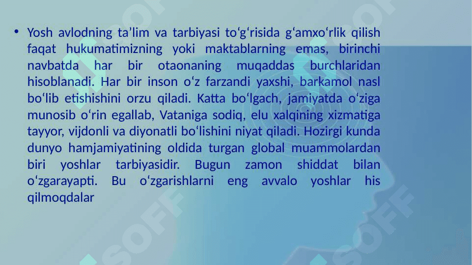 Insoniylik va vatanparvarlik ruhida tarbiyalash kreativ yondashuv 2