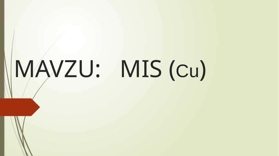 MIS (cu)