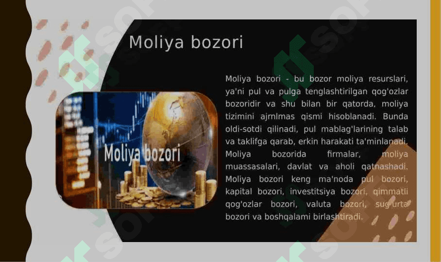 Moliya bozori ishtirokchilari 4