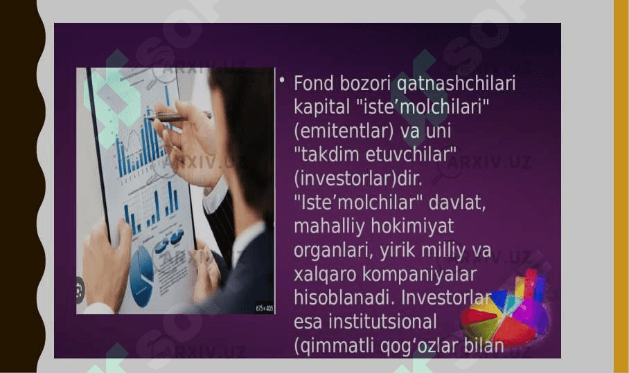 Moliya bozori ishtirokchilari 6