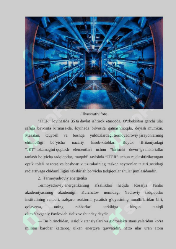 Termoyadroviy reaksiyalar, yulduzlar energiyasi 4