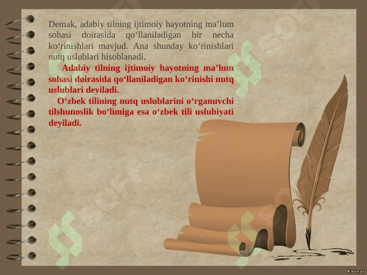 O'zbek tilining rasmiy uslubi 4