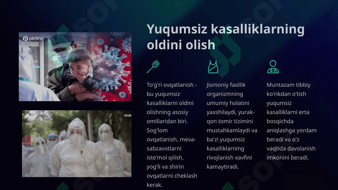 YUQUMSIZ VA YUQUMLI KASALLIKLAR 8