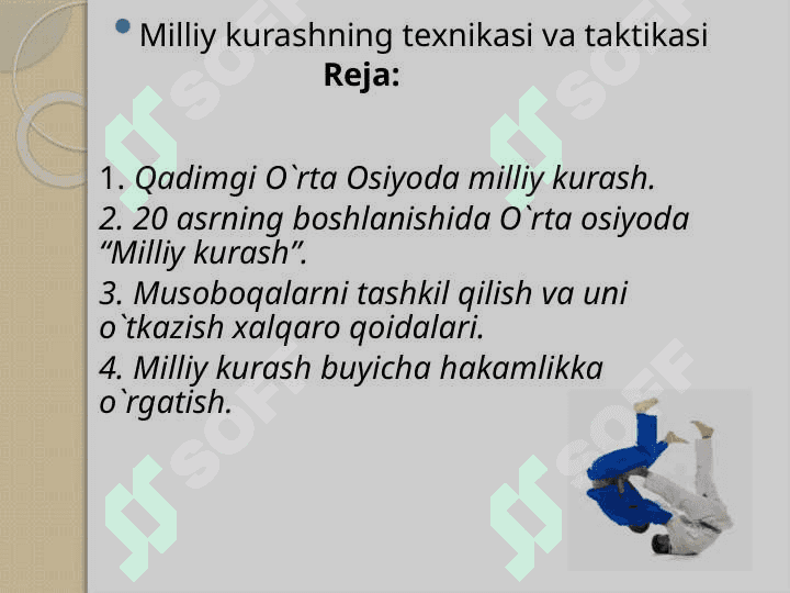 Milliy kurashning texnikasi va taktikasi 2