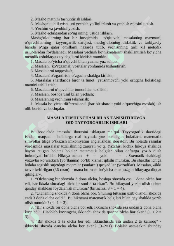 Matematikadan murakkab masalalar yechish 3