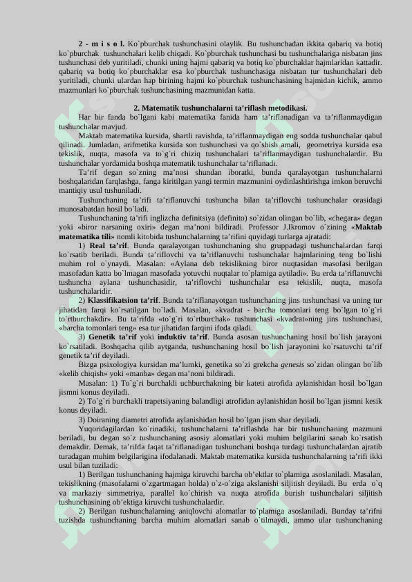 Mаtеmаtikа dаrslаridа bilishning turlаri vа хulоsа chiqаrish mеtоdlаri 3