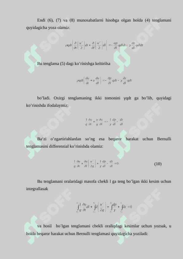 Suyuqliklarning bеqaror harakati 4
