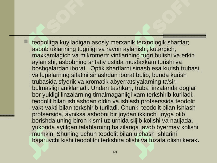 Teodolit bilan plan olish.ppt 8