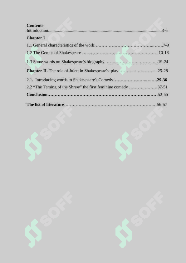The role of woman in Shakespeare’s plays 2