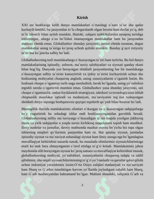 Targ’ibot ishlarini samaradorligini oshirishda noan’anaviy usullarning o’rni. 2