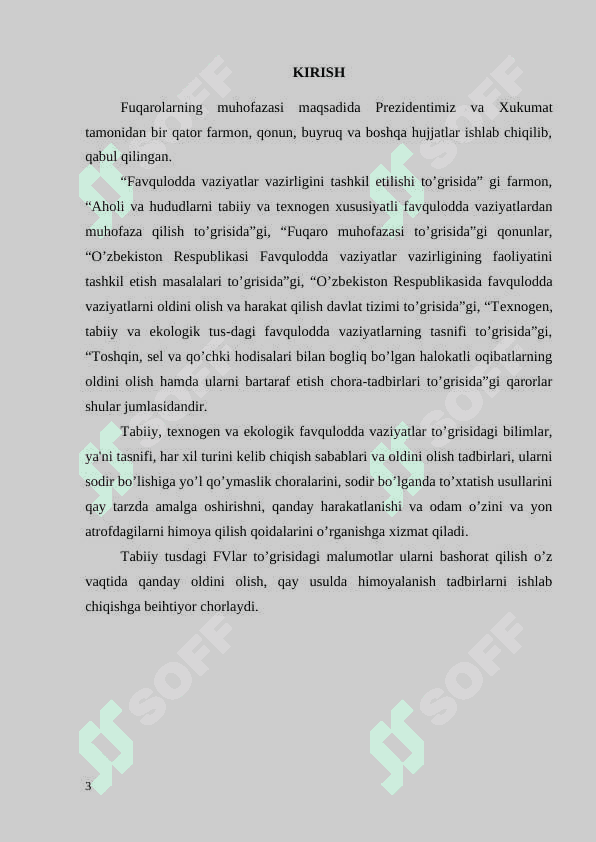 O’zbеkistonda aholini ekologik favquloddan  vaziyatlardan muhofaza qilish tadbirlari 3