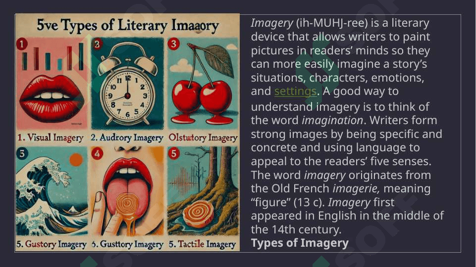 Image and Imagery in literatura 4