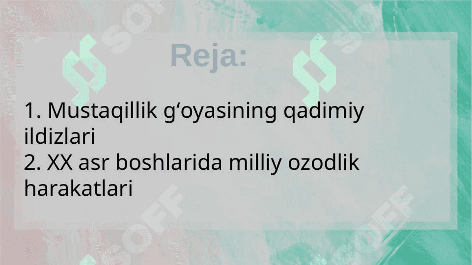 Oʻzbekistonning eng yangi tarixi 2