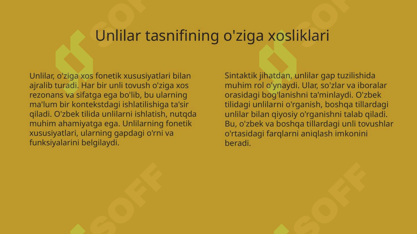 Unlilar tasnifi 4