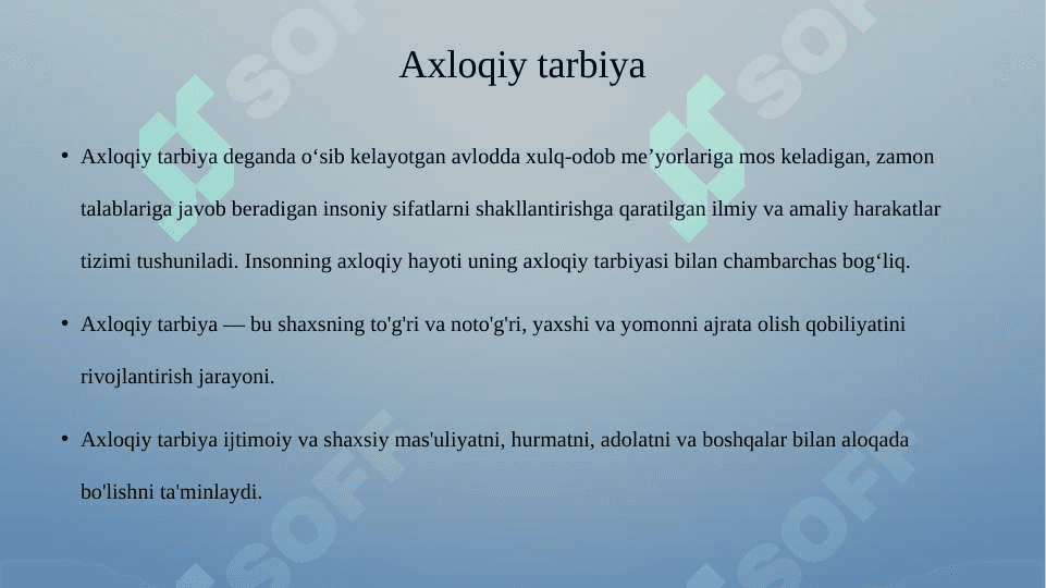 Axloqiy tarbiya 4