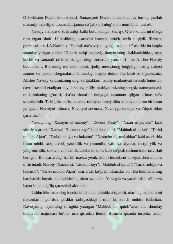 Alisher Navoiy “Mahbub ul-qulub” asari qiyosiy tahlili 4